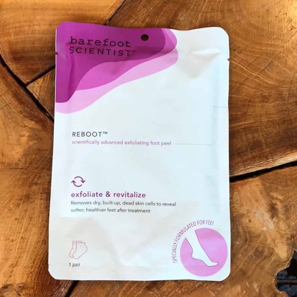 Barefoot scientist reboot foot peel mask